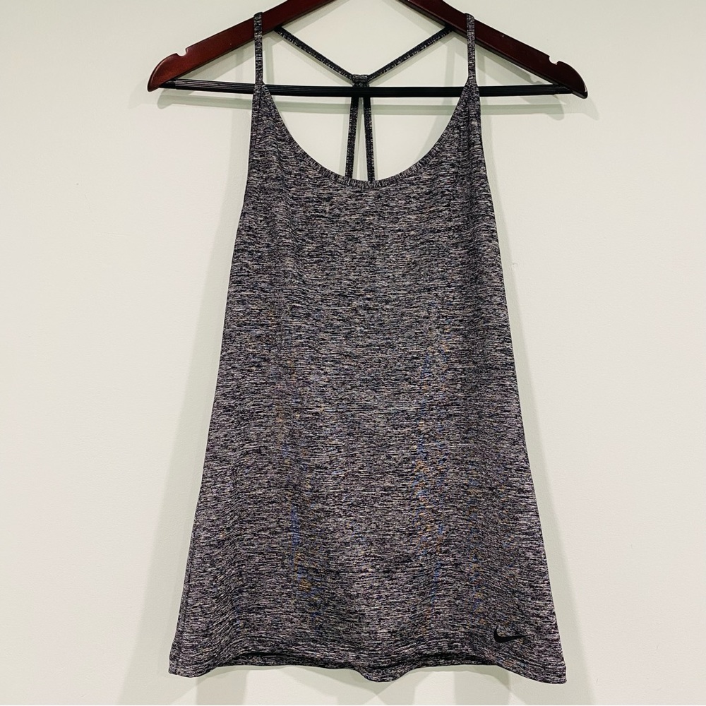 Nike Women’s Dri-FIT Racerback Tank Grey Size Medium
